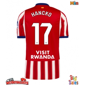 Atletico Madrid David Hancko #17 Replica Home Stadium Shirt 2026-27 Short Sleeve